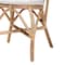 Baxton Studio Jerica Modern Bohemian Natural Brown Rattan Dining Chair 232-13224-ZORO - alternate 2